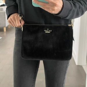Kate Spade Velvet Madelyne Crossbody Bag